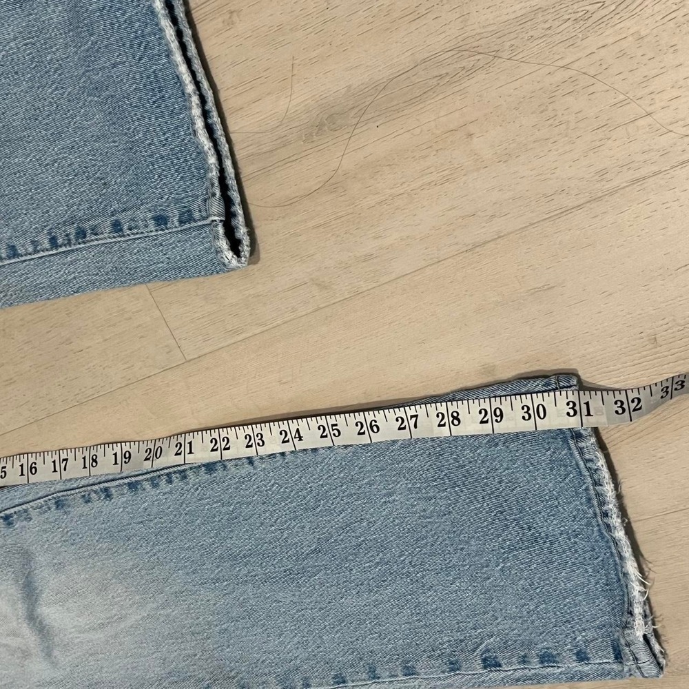 Rollas light wash high rise original straight jean size 27 - Picture 6 of 8